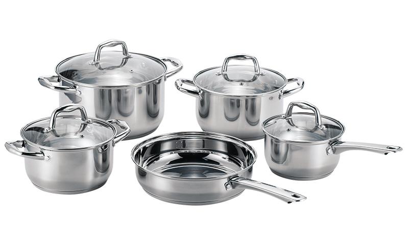 Cookware Set, saucepan, casserole, frypan